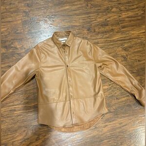 Zara men’s Leather shirt